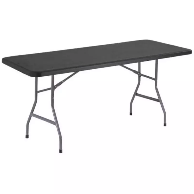 183 CM - Table grise polypro pliante Grey Edition®