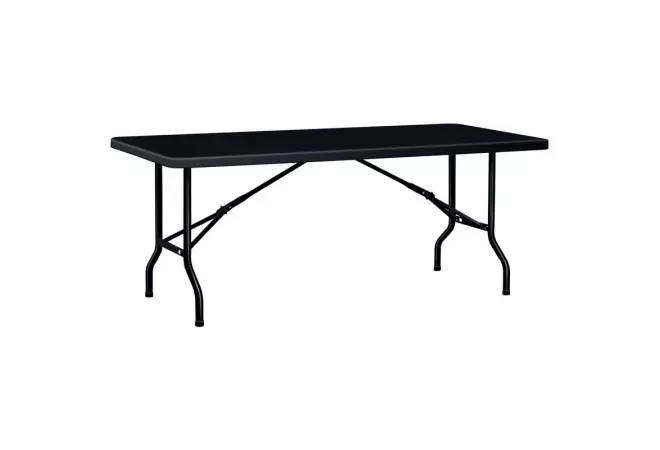 Table pliante polypro noire 183 cm