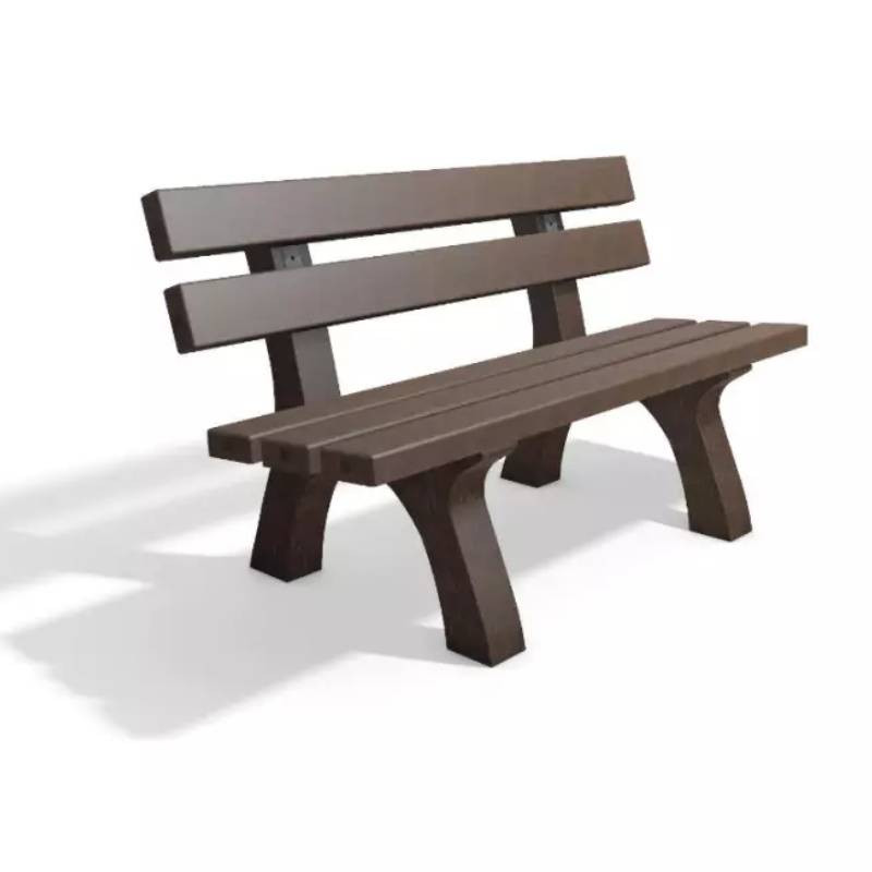 Banc urbain Banc plastique recyclé Mobilier collectivités — free download