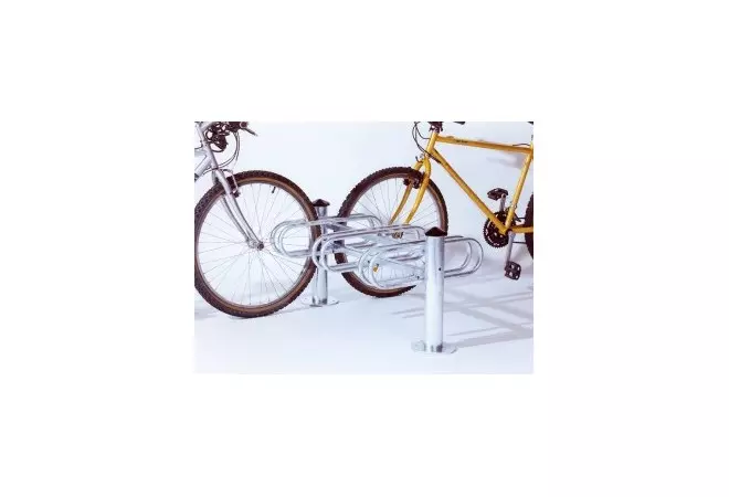 Râtelier pour 3 vélos, support pour 3 vélos, range vélo au sol en acier -  DMC Direct