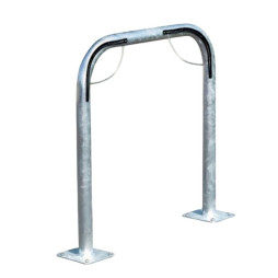 Barrière pour vélos avec système antiglisse