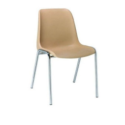 chaise à coque hélène beige