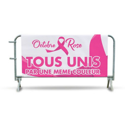 Bâche pour cache barrière 14 barreaux