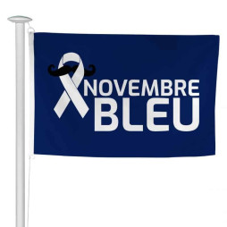 Drapeau Novembre Bleu Movember