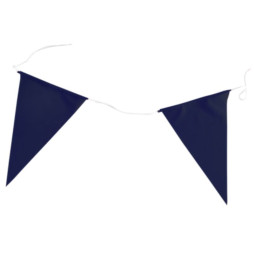 Guirlande en tissu 20 flammes bleu pour Novembre Bleu