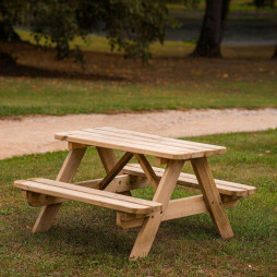 Table picnic enfant pour espaces verts et cours de récré