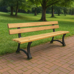 Banc de jardin en bois de pin FSC