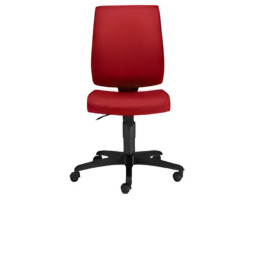 Chaise de bureau ergonomique professionnel tissu rouge