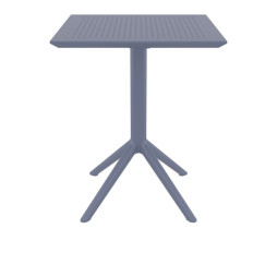 Table pliante terrasse professionnelle coloris gris