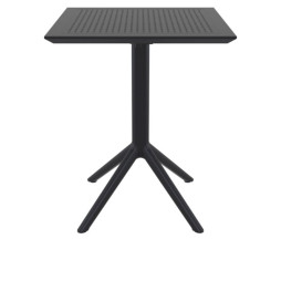 Table de terrasse professionnelle noire