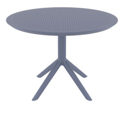 Table terrasse professionnelle gris foncé