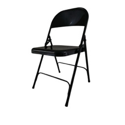 Chaise pliante noire Europ Chaise pliante noire Europ