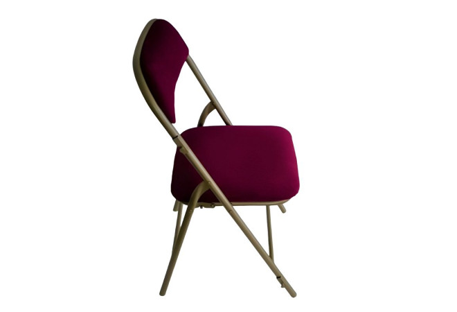 Chaise pliante Prestige en&nbsp;velours