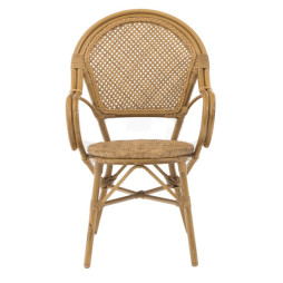 Chaise terrasse CHR avec accoudoirs