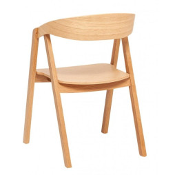 Chaise en bois finition hêtre naturel