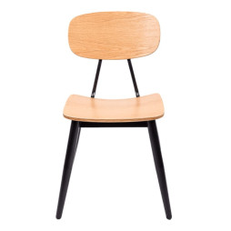 Chaise bois restaurant style vintage