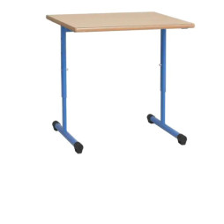 Table maternelle individuelle réglable en hauteur