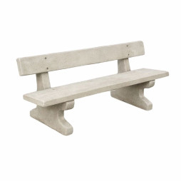 Banc public en béton Tremble