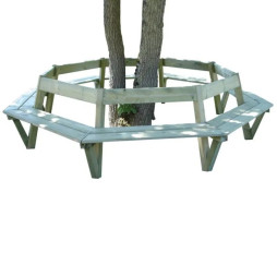 Banc circulaire tour d'arbre