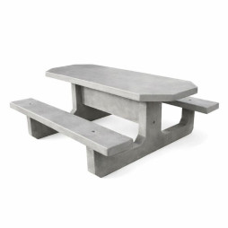 Table picnic en béton octogonale