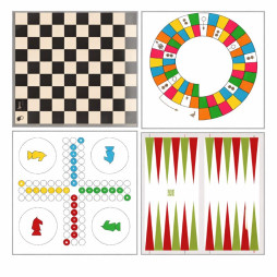 Table de jeu de société en béton