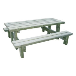 Table de pique nique en bois pour collectivités