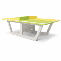 Table de ping pong béton bicolore Table de ping pong béton bicolore