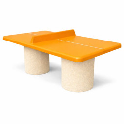 Table de ping pong en béton