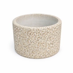 Jardinière en béton ronde