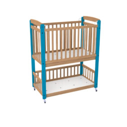 Lit double a barreaux pour crèche