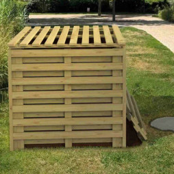 Bac à déchets organique pour espaces publics