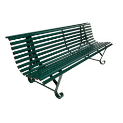 Banc public métal