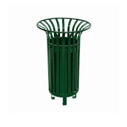 Corbeille tulipe en métal