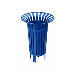 Poubelle d'extérieur en métal renforcée Tulipe