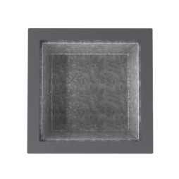 Bac galvanisé à chaud avec trop plein et réserve d'eau