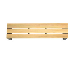 Assise bois de la banquette urbaine