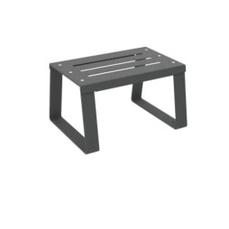 Banquette de ville individuelle en acier anthracite