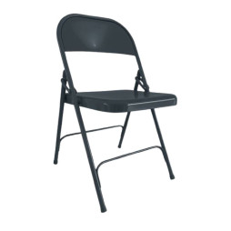 Chaise pliante en métal