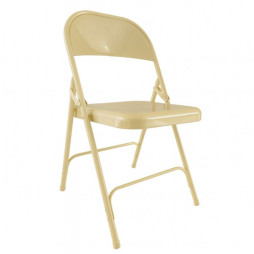 Chaise pliante beige