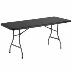 Table pliante grise en polypro