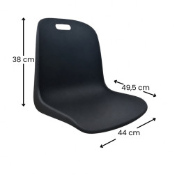 Dimensions de coque de chaise