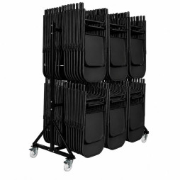Chariot sur roulettes pour chaises