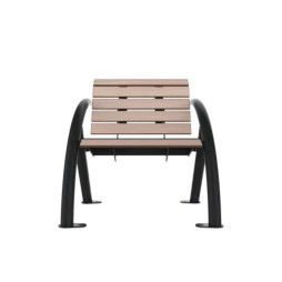 Fauteuil de ville lames HPL chêne clair
