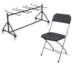 Lot de chaises pliantes