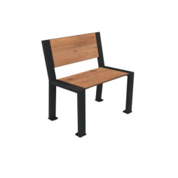 Banc individuel extérieur HPL plein finition pi Tyrol