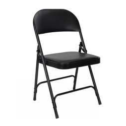 Chaise de collectivités pliante en vinyle