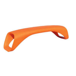 Banquette urbaine design monobloc coloris orange