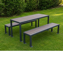 Table de picnic en plastique recyclé