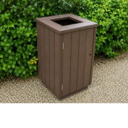 Poubelle de ville pour collectivités en matériaux recyclés