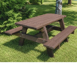 Table de picnic en plastique recyclé